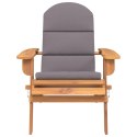 Krzesło ogrodowe Adirondack z poduszkami, lite drewno akacjowe Lumarko!