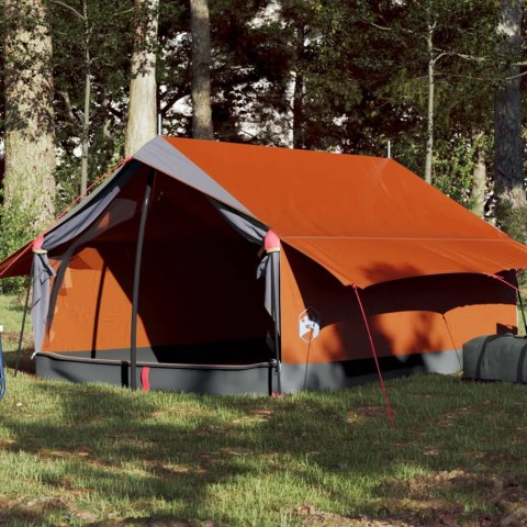 Namiot, 2-os., szaro-pomarańczowy, 193x122x96 cm, tafta 185T Lumarko!