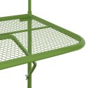 Stolik balkonowy, zielony, 60x40 cm, stalowy Lumarko!