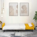 2-osobowa kanapa, żółta, tapicerowana aksamitem Lumarko!