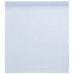 Folia okienna statyczna, matowa, przezroczysta biała, 90x1000cm Lumarko!