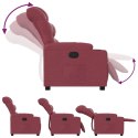 Fotel rozkładany, winna czerwień, obity tkaniną Lumarko!