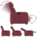 Fotel rozkładany, winna czerwień, obity tkaniną Lumarko!
