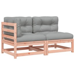 Sofa ogrodowa z poduszkami, 2-osobowa, lite drewno daglezjowe Lumarko!