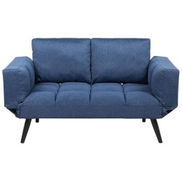 Sofa rozkładana niebieska BREKKE Lumarko!