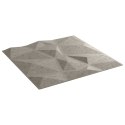 Panele ścienne, 24 szt., szarość betonu, 50x50 cm, EPS, 6 m² Lumarko!