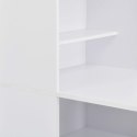 Stolik barowy z szafką, biały, 115 x 59 x 200 cm Lumarko!