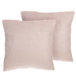 2 poduszki dekoracyjne 45 x 45 cm różowe PEONY Lumarko!