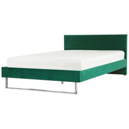 Łóżko welurowe 180 x 200 cm zielone BELLOU Lumarko!