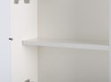 Szafka łazienkowa wisząca z lustrem LED 60 x 60 cm biała MAZARREDO Lumarko!