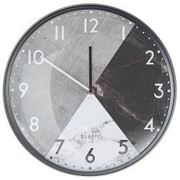 Zegar ścienny ø 33 cm czarno-biały DAVOS Lumarko!