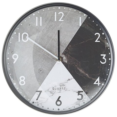 Zegar ścienny ø 33 cm czarno-biały DAVOS Lumarko!