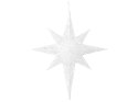 Dekoracja ogrodowa wisząca LED gwiazda 67 cm biała OSMA Lumarko!