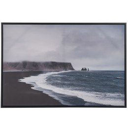 Obraz na płótnie w ramie morze 93 x 63 cm niebiesko-szary ORTONA Lumarko!