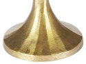Zestaw 3 świeczników metalowy złoty ZIMBABWE Lumarko!