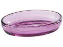 4-częściowy zestaw akcesoriów łazienkowych szklany fioletowy ROANA Lumarko!