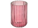 4-częściowy zestaw akcesoriów łazienkowych szklany różowy CARDENA Lumarko!