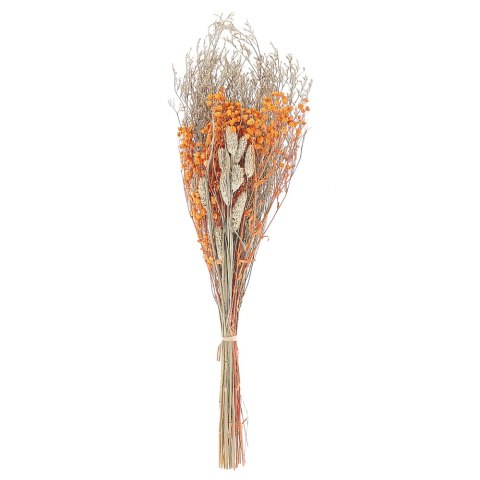 Bukiet suszonych kwiatów 65 cm pomarańczowy CERCEDILLA Lumarko!