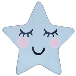 Dywan dziecięcy kształt gwiazdy 120 x 120 cm niebieski SIRIUS Lumarko!