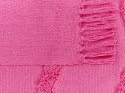 Bawełniany koc 125 x 150 cm różowy KHARI Lumarko!