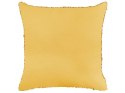 Poduszka dekoracyjna bawełniana tuftowana 45 x 45 cm żółta RHOEO Lumarko!