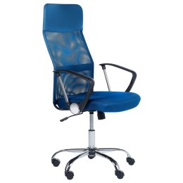 Krzesło biurowe regulowane niebieskie DESIGN Lumarko!