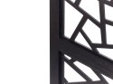4-panelowy składany parawan pokojowy drewniany 170 x 163 cm czarny PIANLARGO Lumarko!