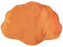 2 poduszki dekoracyjne muszle welurowe 47 x 35 cm pomarańczowe CONSOLIDA Lumarko!