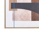 Obraz na płótnie w ramie abstrakcyjny 63 x 93 cm wielokolorowy RUFFANO Lumarko!