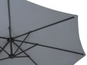 Parasol ogrodowy 270 x 460 cm szary SIBILLA Lumarko!