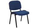 Zestaw 4 krzeseł konferencyjnych niebieski CENTRALIA Lumarko!