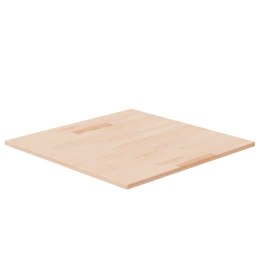 Kwadratowy blat do stolika, 60x60x1,5 cm, surowe drewno dębowe Lumarko!