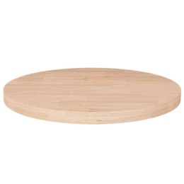 Okrągły blat do stolika, Ø50x2,5 cm, surowe drewno dębowe Lumarko!
