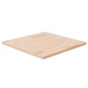 Kwadratowy blat do stolika, 60x60x2,5 cm, surowe drewno dębowe Lumarko!