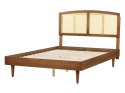 Łóżko drewniane 140 x 200 cm jasne VARZY Lumarko!
