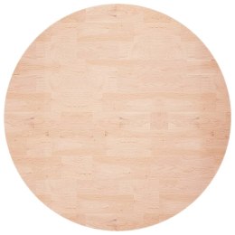 Okrągły blat do stolika, Ø70x1,5 cm, surowe drewno dębowe Lumarko!