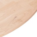 Okrągły blat do stolika, Ø70x1,5 cm, surowe drewno dębowe Lumarko!