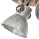 Industrialna lampa wisząca, 25 W, srebrna, 42x27 cm, E27 Lumarko!