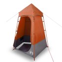 Namiot prysznicowy, szaro-pomarańczowy, 121x121x225 cm, tafta Lumarko!