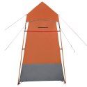 Namiot prysznicowy, szaro-pomarańczowy, 121x121x225 cm, tafta Lumarko!