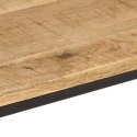 Stolik konsolowy, 90x30x75 cm, surowe drewno mango i żelazo Lumarko!