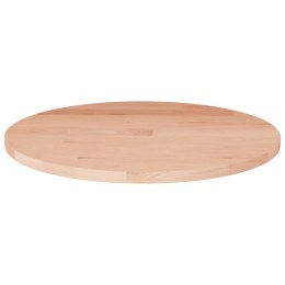 Okrągły blat do stolika, Ø40x1,5 cm, surowe drewno dębowe Lumarko!