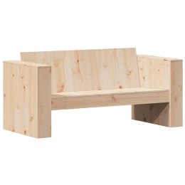 Sofa ogrodowa, 2-osobowa, 134x60x62 cm, lite drewno sosnowe Lumarko!
