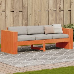 Sofa ogrodowa, 3-osobowa, woskowy brąz, 189x60x62 cm, sosna Lumarko!