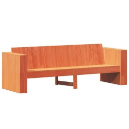 Sofa ogrodowa, 3-osobowa, woskowy brąz, 189x60x62 cm, sosna Lumarko!