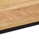 Stół do jadalni, 110x55x75 cm, surowe drewno mango i żelazo Lumarko!