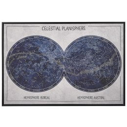 Obraz na płótnie w ramie gwiazdozbiór 63 x 93 cm niebieski GRIZZANA Lumarko!