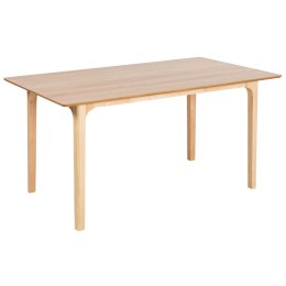 Stół do jadalni 160 x 90 cm jasne drewno DELMAS Lumarko!