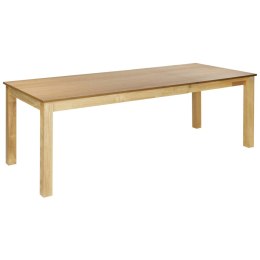 Stół do jadalni rozkładany 160/240 x 90 cm jasne drewno MADURA Lumarko!