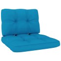 Krzesło ogrodowe z niebieskimi poduszkami, impregnowana sosna Lumarko!